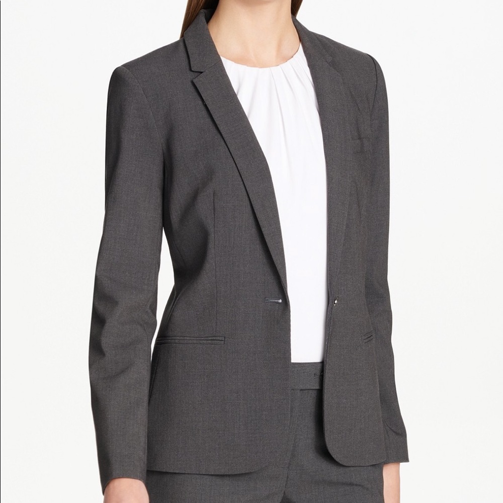 Calvin Klein One-Button Blazer